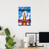 Poster de l'Observatoire de Portland, Maine (Bureau à domicile)