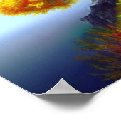 Poster de l'Oceanscape Arbres d'or (Coin)
