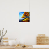 Poster de l'Oceanscape Arbres d'or (Cuisine)