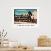 Poster de Locomotive vintage (Cuisine)