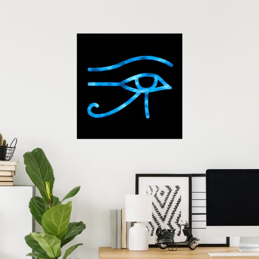Poster de l'oeil de Horus (Bureau à domicile)