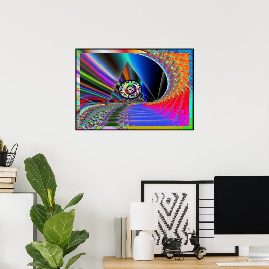 Poster de l'oeil de la pyramide (Bureau à domicile)