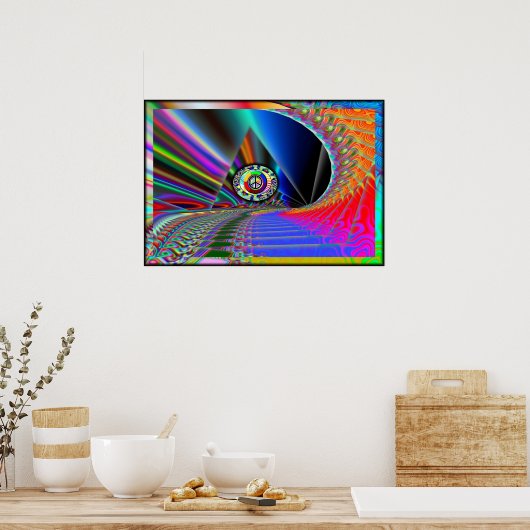 Poster de l'oeil de la pyramide (Cuisine)