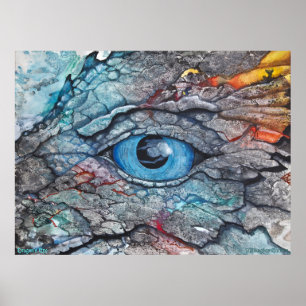 Poster de l'oeil de PMACarlson Dragon