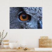 Poster de l'oeil Eagle Owl -36x24 -autres tailles  (Cuisine)