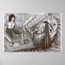 Poster De L'Oeil Mort, Vannak Au-Dessus Du Bateau