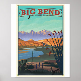 Poster de l'oeuvre d'art Big Bend National Park