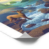 Poster de l'oeuvre d'art du Parc national de Sequo (Coin)