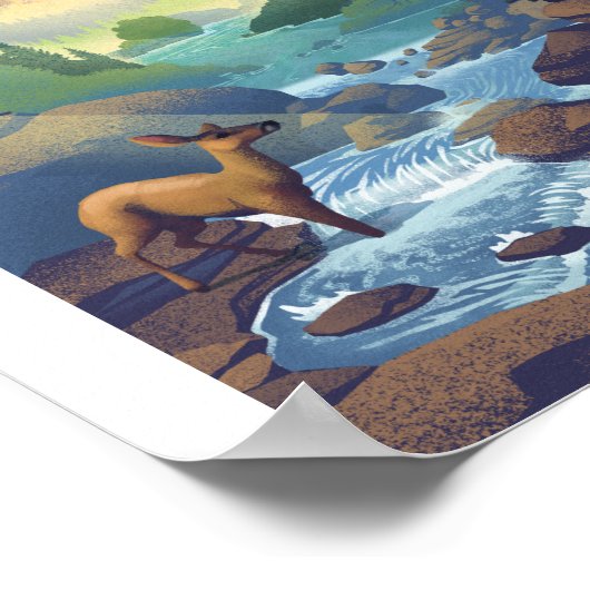 Poster de l'oeuvre d'art du Parc national de Sequo (Coin)