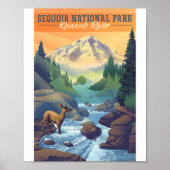 Poster de l'oeuvre d'art du Parc national de Sequo (Devant)