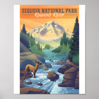 Poster de l'oeuvre d'art du Parc national de Sequo