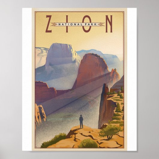 Poster de l'oeuvre d'art du Parc national de Zion  (Devant)