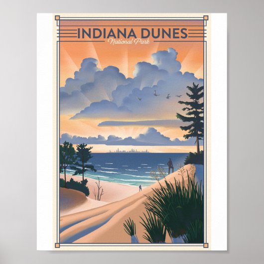 Poster de l'oeuvre d'art du parc national des Dune (Devant)