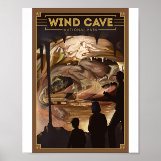 Poster de l'oeuvre d'art du parc national Wind Cav