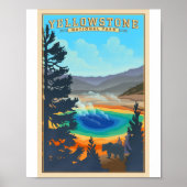 Poster de l'oeuvre d'art du parc national Yellowst (Devant)
