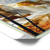 Poster de l'oeuvre d'art du parc national Yellowst (Coin)