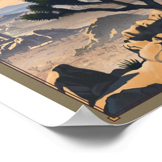 Poster de l'oeuvre d'art Joshua Tree National Park (Coin)