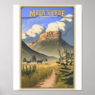 Poster de l'oeuvre d'art Mesa Verde National Park 