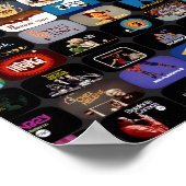 Poster de logos et de graphismes CBC (Coin)