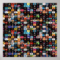 Poster de logos et de graphismes CBC