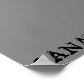 Poster de l'oie canadienne Poster de souvenir pers (Coin)