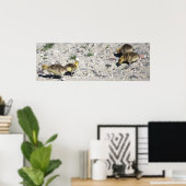 Poster de l'Oie du Canada pour bébés (Bureau à domicile)