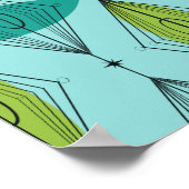 Poster de l'oige atomique et de Starbursts (Coin)