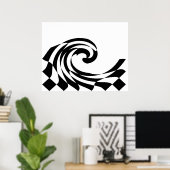 Poster de l'onde de tableau de bord (Bureau à domicile)