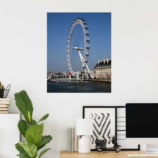Poster de London Eye (Bureau à domicile)