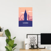 Poster de Londres (Bureau à domicile)