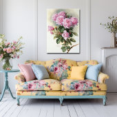 Poster De Longpre Roses roses Bumblebees 1899