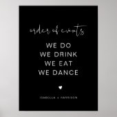 Poster de l'ordre des événements de JOVI Black Edg (Devant)