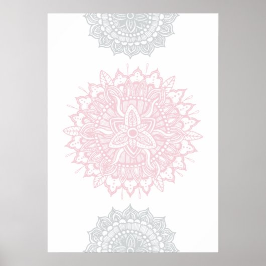 Poster de l'ornement de Tracery Mandala (Devant)
