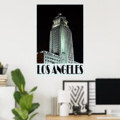Poster de Los Angeles 36 x 24 (Bureau à domicile)