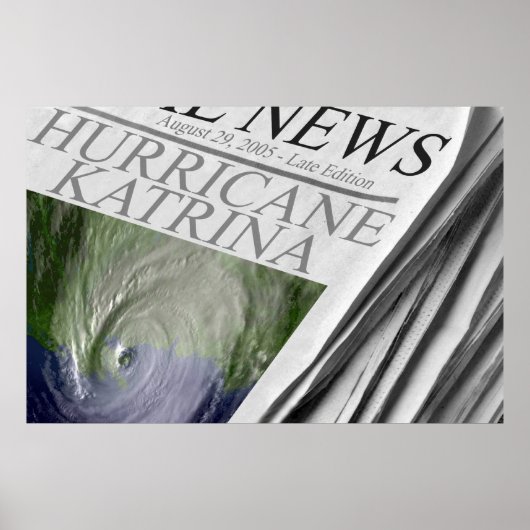Poster de l'ouragan Katrina (Devant)