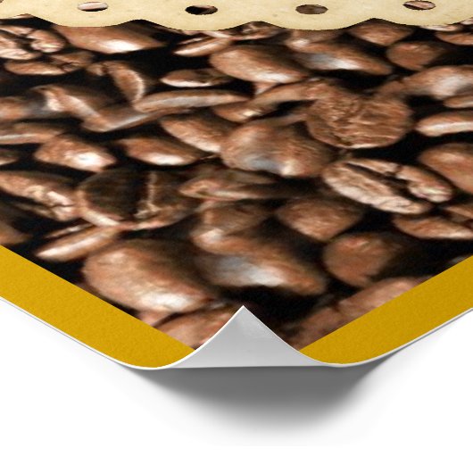 Poster de l'Ours Addict Café (Coin)