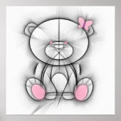 Poster de l'ours coupé. (Devant)