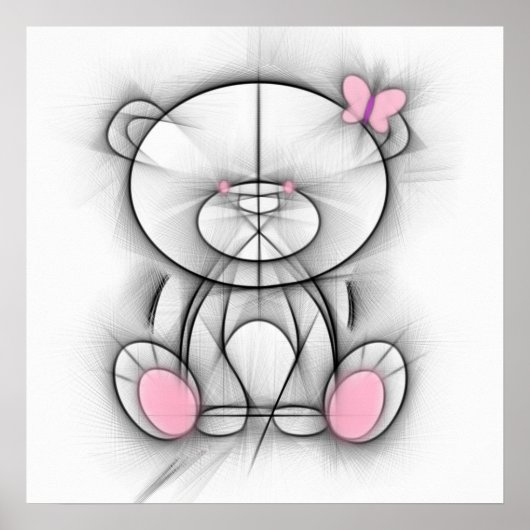 Poster de l'ours coupé. (Devant)