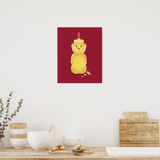 Poster de l'ours de miel (Cuisine)