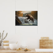 Poster de l'ours de Yellowstone (Cuisine)