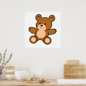 Poster de l'ours en peluche (Cuisine)
