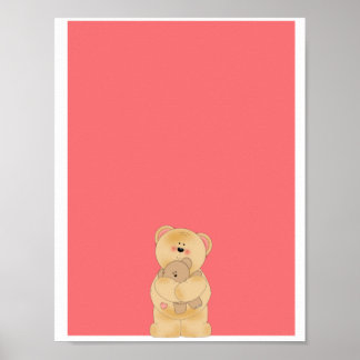 Poster de l'ours en peluche