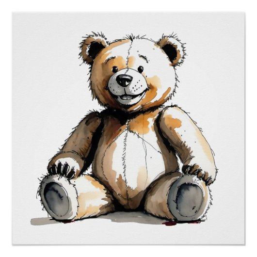 Poster de l'ours en peluche (Devant)