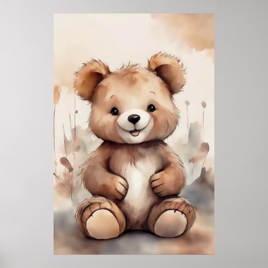 Poster de l'ours en peluche (Devant)