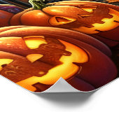 Poster de l'ours en peluche d'Halloween (Coin)