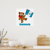 Poster de l'ours en peluche du Guatemala (Cuisine)