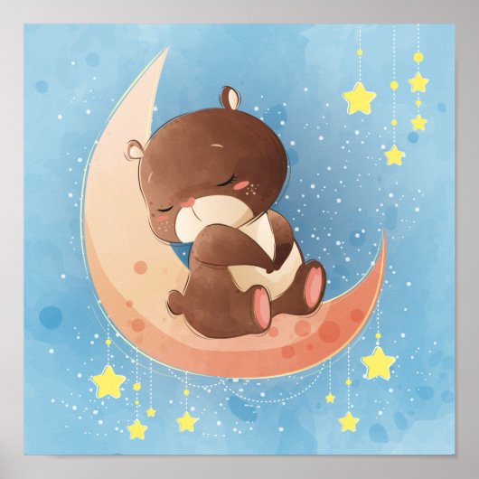 Poster de l'ours endormi (Devant)