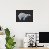 Poster de l'ours polaire (Bureau à domicile)