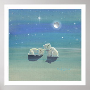 Poster de l'Ours Polaire d'hiver