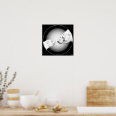 Poster de l'ours polaire et de l'ourson Imprimante (Cuisine)